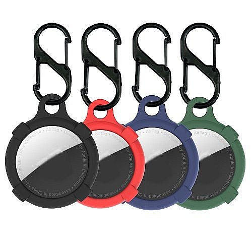 ����� ������ �������� ���� Silicone Keychain Case ���� LaTera ��� ���� AirTag (���� 4 ������)