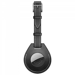 ����� ������ ���� ���� Genuine Leather Strip Keychain Case ���� JIUYU ��� ���� AirTag (��� ����)