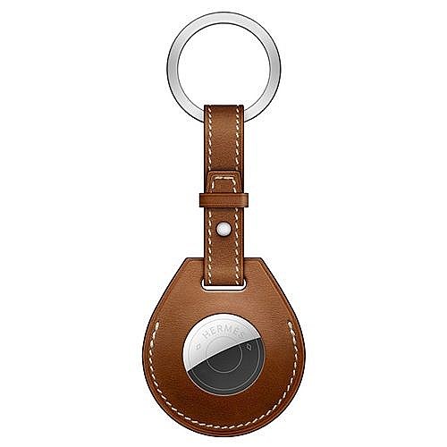 ����� ������ ���� ���� Genuine Leather Keychain Case ���� JIUYU ��� ���� AirTag (��� ���)