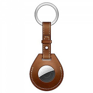 ����� ������ ���� ���� Genuine Leather Keychain Case ���� JIUYU ��� ���� AirTag (��� ���)