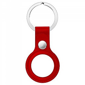 מחזיק מפתחות מעור מדגם Leather Keychain Case מבית LaTera לתג החכם AirTag (צבע אדום) מחזיק מפתחות מעור מדגם Leather Keychain Case מבית LaTera לתג החכם AirTag (צבע אדום)