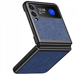 נרתיק עור מדגם FLIP CASE מבית LaTera לטלפון סלולארי מדגם: Samsung Galaxy Z Flip 3 (צבע כחול) נרתיק עור מדגם FLIP CASE מבית LaTera לטלפון סלולארי מדגם: Samsung Galaxy Z Flip 3 (צבע כחול)
