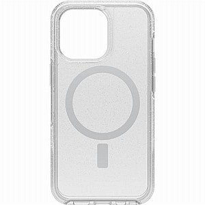 נרתיק קשיח מדגם Symmetry מבית OtterBox לטלפון סלולארי מדגם: iPhone 13 Pro (צבע שקוף נצנץ) - תומך בטעינה MagSafe נרתיק קשיח מדגם Symmetry מבית OtterBox לטלפון סלולארי מדגם: iPhone 13 Pro (צבע שקוף נצנץ) - תומך בטעינה MagSafe