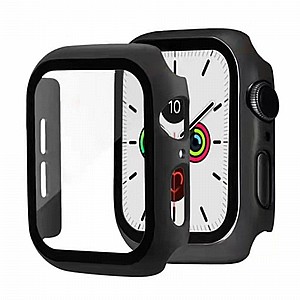 נרתיק סיליקון מבית LaTera לשעון יד חכם מדגם: Apple Watch 41mm (כולל הגנה מלאה על המסך) - צבע שחור נרתיק סיליקון מבית LaTera לשעון יד חכם מדגם: Apple Watch 41mm (כולל הגנה מלאה על המסך) - צבע שחור