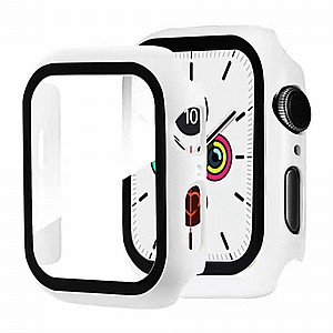נרתיק סיליקון מבית LaTera לשעון יד חכם מדגם: Apple Watch 45mm (כולל הגנה מלאה על המסך) - צבע לבן נרתיק סיליקון מבית LaTera לשעון יד חכם מדגם: Apple Watch 45mm (כולל הגנה מלאה על המסך) - צבע לבן