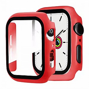 נרתיק סיליקון מבית LaTera לשעון יד חכם מדגם: Apple Watch 41mm (כולל הגנה מלאה על המסך) - צבע אדום נרתיק סיליקון מבית LaTera לשעון יד חכם מדגם: Apple Watch 41mm (כולל הגנה מלאה על המסך) - צבע אדום