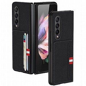 נרתיק עור מדגם FLIP CASE מבית LaTera לטלפון סלולארי מדגם: Samsung Galaxy Z Fold 3 (כולל מקום לכרטיסי אשראי) נרתיק עור מדגם FLIP CASE מבית LaTera לטלפון סלולארי מדגם: Samsung Galaxy Z Fold 3 (כולל מקום לכרטיסי אשראי)