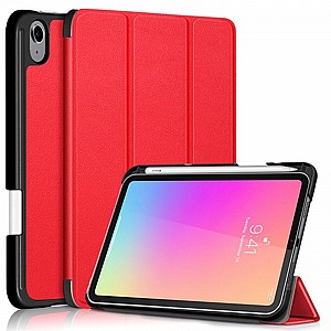 נרתיק קשיח מדגם Texture Horizontal מבית LaTera למחשב לוח מדגם: iPad mini 6 (צבע אדום) - כולל מקום לעט נרתיק קשיח מדגם Texture Horizontal מבית LaTera למחשב לוח מדגם: iPad mini 6 (צבע אדום) - כולל מקום לעט