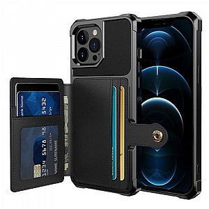 נרתיק סיליקון מדגם Wallet Protective Case מבית LaTera לטלפון סלולארי מדגם: iPhone 13 Pro (צבע שחור) נרתיק סיליקון מדגם Wallet Protective Case מבית LaTera לטלפון סלולארי מדגם: iPhone 13 Pro (צבע שחור)