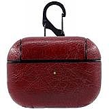 נרתיק עור מדגם Wax Surface Hook Leather Case מבית LaTera לאוזניות AirPods 3 (צבע אדום) נרתיק עור מדגם Wax Surface Hook Leather Case מבית LaTera לאוזניות AirPods 3 (צבע אדום)