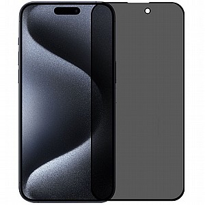 מגן מסך "זכוכית" מבית VMax לטלפון סלולרי מדגם: iPhone 15 Pro (מגן מסך מלא) מגן מסך "זכוכית" מבית VMax לטלפון סלולרי מדגם: iPhone 15 Pro (מגן מסך מלא)