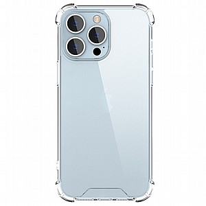 נרתיק סיליקון מדגם SHOCK PROOF מבית VALUE לטלפון סלולרי מדגם: iPhone 14 Pro Max (צבע שקוף) נרתיק סיליקון מדגם SHOCK PROOF מבית VALUE לטלפון סלולרי מדגם: iPhone 14 Pro Max (צבע שקוף)