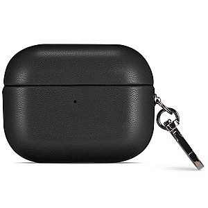 נרתיק עור מדגם Snap Fastener Hook Leather Case מבית LaTera לאוזניות AirPods Pro 2 (צבע שחור) נרתיק עור מדגם Snap Fastener Hook Leather Case מבית LaTera לאוזניות AirPods Pro 2 (צבע שחור)