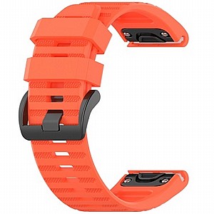 רצועת סיליקון מדגם Silicone Band מבית LaTera לשעון חכם מדגם: Garmin Forerunner 965 (צבע Red) רצועת סיליקון מדגם Silicone Band מבית LaTera לשעון חכם מדגם: Garmin Forerunner 965 (צבע Red)