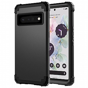 נרתיק סיליקון מדגם Shockproof Silicone מבית LaTera לטלפון סלולרי מדגם: Google Pixel 6 (צבע שחור) נרתיק סיליקון מדגם Shockproof Silicone מבית LaTera לטלפון סלולרי מדגם: Google Pixel 6 (צבע שחור)