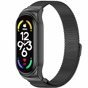 ����� ���� ���� Milano Magnetic Steel Band ���� LaTera ����� ��� ����: Xiaomi Mi Band 7 (��� Purple)