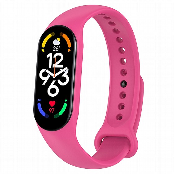 ����� ������� ���� Solid Color Silicone Band ���� LaTera ����� ��� ����: Xiaomi Mi Band 7 (��� Red)