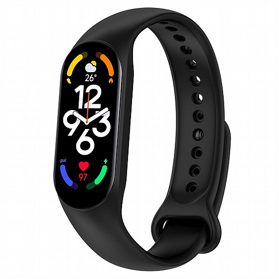 ����� ������� ���� Solid Color Silicone Band ���� LaTera ����� ��� ����: Xiaomi Mi Band 7 (��� Noble Blue)