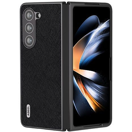 ����� ���� ����  Genuine Leather Luolai ���� Abeel ������ ������ ����: Samsung Galaxy Z Fold 5 (��� ����)