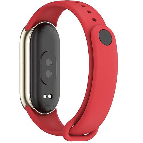����� ������� ���� Solid Color Silicone Band ���� LaTera ����� ��� ����: Xiaomi Smart Band 8 (��� White)