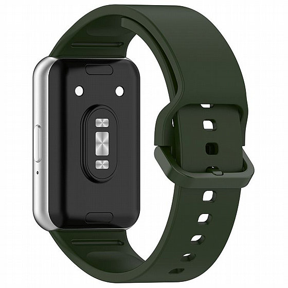 ����� ������� ���� Solid Color Silicone Band ���� iBands ����� ��� ����: Samsung Galaxy Fit 3 (��� Black)