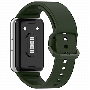 ����� ������� ���� Solid Color Silicone Band ���� iBands ����� ��� ����: Samsung Galaxy Fit 3 (��� Black)