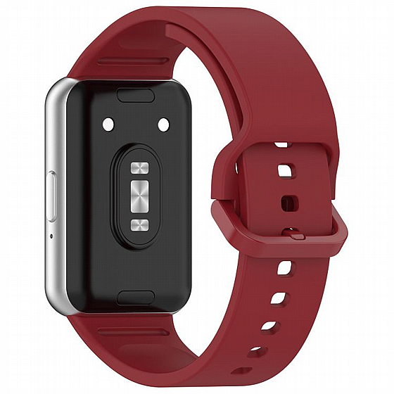 ����� ������� ���� Solid Color Silicone Band ���� iBands ����� ��� ����: Samsung Galaxy Fit 3 (��� Orange)