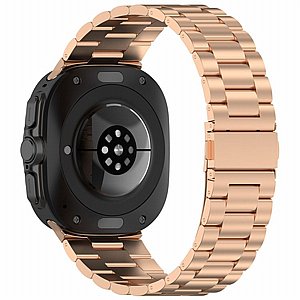 ����� ���� ���� Three Straps Steel Band ���� iBands ����� ��� ����: Samsung Galaxy Watch Ultra 47mm (��� Gold)