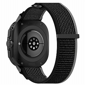 רצועת בד / ניילון מדגם Simple Braided Nylon Band מבית iBands לשעון חכם מדגם: Samsung Galaxy Watch Ultra 47mm (צבע Black) רצועת בד / ניילון מדגם Simple Braided Nylon Band מבית iBands לשעון חכם מדגם: Samsung Galaxy Watch Ultra 47mm (צבע Black)
