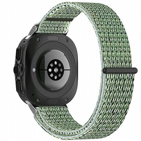 ����� �� / ������ ���� Simple Braided Nylon Band ���� iBands ����� ��� ����: Samsung Galaxy Watch Ultra 47mm (��� Lime) 