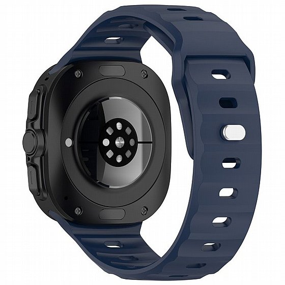 ����� ������� ����  Solid Color Reverse Buckle Silicone Band ���� iBands ����� ��� ����: Samsung Galaxy Watch Ultra 47mm (��� Cyan) 