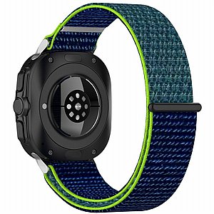 ����� �� / ������ ���� Simple Braided Nylon Band ���� iBands ����� ��� ����: Samsung Galaxy Watch Ultra 47mm (��� Dark Blue) 
