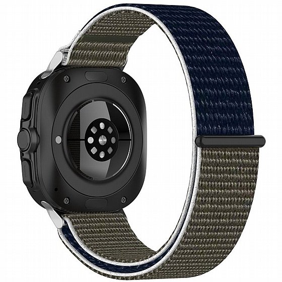 ����� �� / ������ ���� Simple Braided Nylon Band ���� iBands ����� ��� ����: Samsung Galaxy Watch Ultra 47mm (��� Black) 