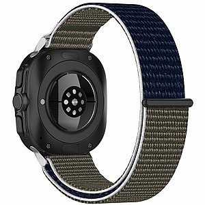 ����� �� / ������ ���� Simple Braided Nylon Band ���� iBands ����� ��� ����: Samsung Galaxy Watch Ultra 47mm (��� Black) 