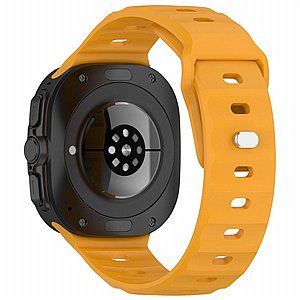 ����� ������� ����  Solid Color Reverse Buckle Silicone Band ���� iBands ����� ��� ����: Samsung Galaxy Watch Ultra 47mm (��� Blue) 