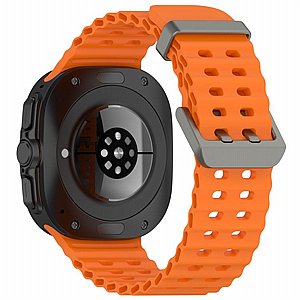 רצועת סיליקון מדגם Ocean Hole Dual Buckle Silicone Band מבית iBands לשעון חכם מדגם: Samsung Galaxy Watch Ultra 47mm (צבע Gray) רצועת סיליקון מדגם Ocean Hole Dual Buckle Silicone Band מבית iBands לשעון חכם מדגם: Samsung Galaxy Watch Ultra 47mm (צבע Gray)