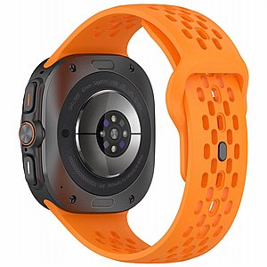 ����� ������� ����  Reverse Buckle Silicone Band ���� iBands ����� ��� ����: Samsung Galaxy Watch Ultra 47mm (��� Pink) 