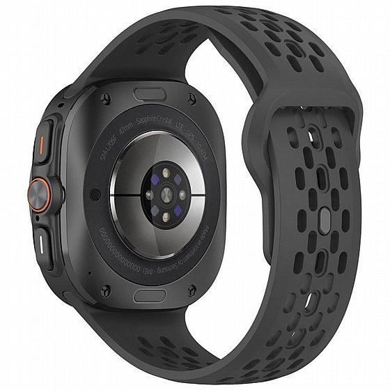 ����� ������� ����  Reverse Buckle Silicone Band ���� iBands ����� ��� ����: Samsung Galaxy Watch Ultra 47mm (��� Yellow) 