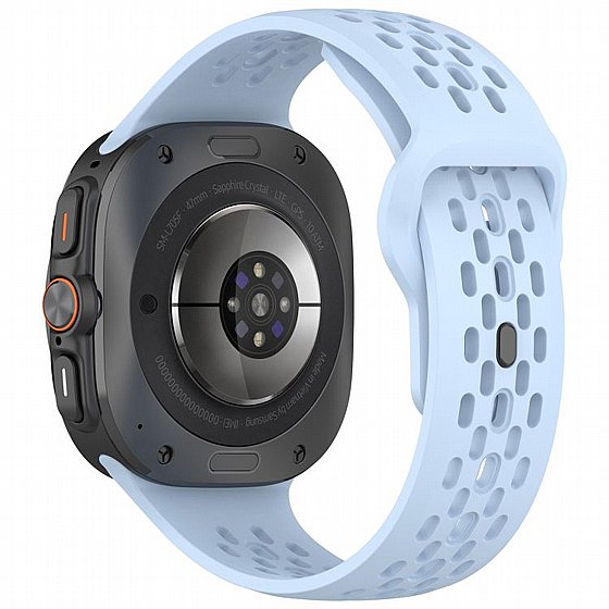 ����� ������� ����  Reverse Buckle Silicone Band ���� iBands ����� ��� ����: Samsung Galaxy Watch Ultra 47mm (��� Starlight) 