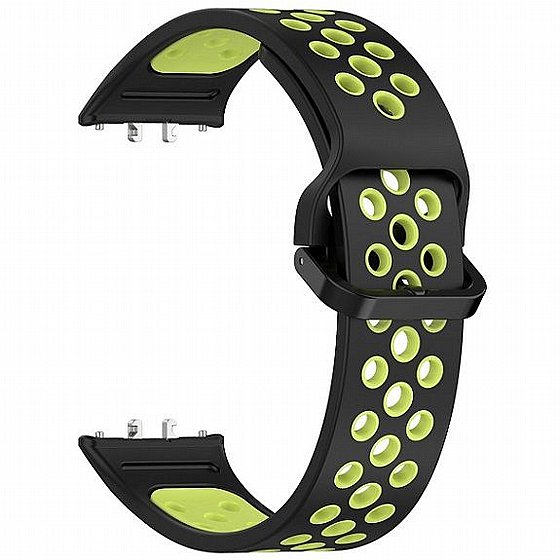 ����� ������� ���� Sports Solid Color Silicone Band ���� iBands ����� ��� ����: Samsung Galaxy Watch 7 / Watch 6 / Watch 5 / Watch 4 (��� Red/Gray)  - 20mm