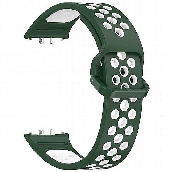 ����� ������� ���� Sports Solid Color Silicone Band ���� iBands ����� ��� ����: Samsung Galaxy Fit 3 (��� Black/Lime) 