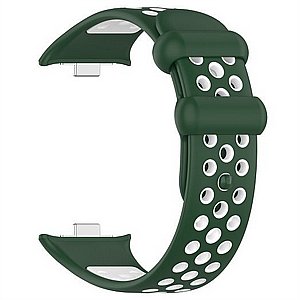 ����� ������� ���� Sports Solid Color Silicone Band ���� iBands ����� ��� ����: Xiaomi Redmi Watch 4 (��� Black/White) 