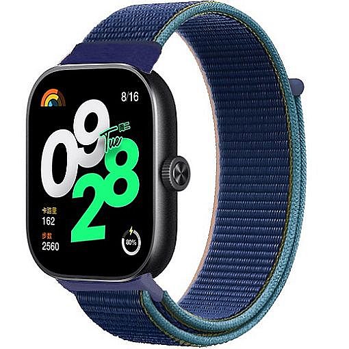 ����� �� / ������ ���� Simple Braided Nylon Band ���� iBands ����� ��� ����: Xiaomi Redmi Watch 4 (��� Black) 