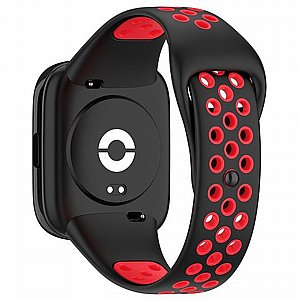 ����� ������� ���� Sports Solid Color Silicone Band ���� iBands ����� ��� ����: Xiaomi Redmi Watch 3 Active (��� Blue/White) 
