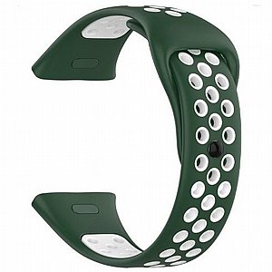 רצועת סיליקון מדגם Sports Solid Color Silicone Band מבית iBands לשעון חכם מדגם: Xiaomi Redmi Watch 3 Active (צבע Green/White) רצועת סיליקון מדגם Sports Solid Color Silicone Band מבית iBands לשעון חכם מדגם: Xiaomi Redmi Watch 3 Active (צבע Green/White)