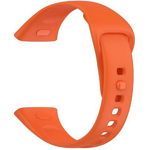 ����� ������� ���� Solid Color Silicone Band ���� iBands ����� ��� ����: Xiaomi Redmi Watch 3 Active (��� Orange)