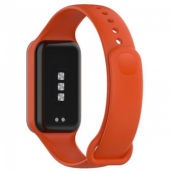 ����� ������� ���� Solid Color Silicone Band ���� iBands ����� ��� ����: Xiaomi Smart Band 8 Active (��� Red)