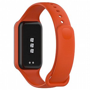 ����� ������� ���� Solid Color Silicone Band ���� iBands ����� ��� ����: Xiaomi Smart Band 8 Active (��� Red)