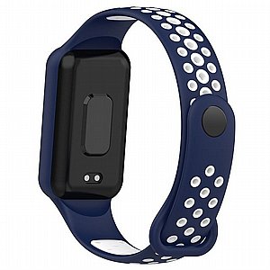 רצועת סיליקון מדגם Sports Solid Color Silicone Band מבית iBands לשעון חכם מדגם: Xiaomi Smart Band 8 Active (צבע Red/White) רצועת סיליקון מדגם Sports Solid Color Silicone Band מבית iBands לשעון חכם מדגם: Xiaomi Smart Band 8 Active (צבע Red/White)