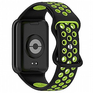 רצועת סיליקון מדגם Sports Solid Color Silicone Band מבית iBands לשעון חכם מדגם: Xiaomi Smart Band 8 Pro (צבע Black/Blue) רצועת סיליקון מדגם Sports Solid Color Silicone Band מבית iBands לשעון חכם מדגם: Xiaomi Smart Band 8 Pro (צבע Black/Blue)